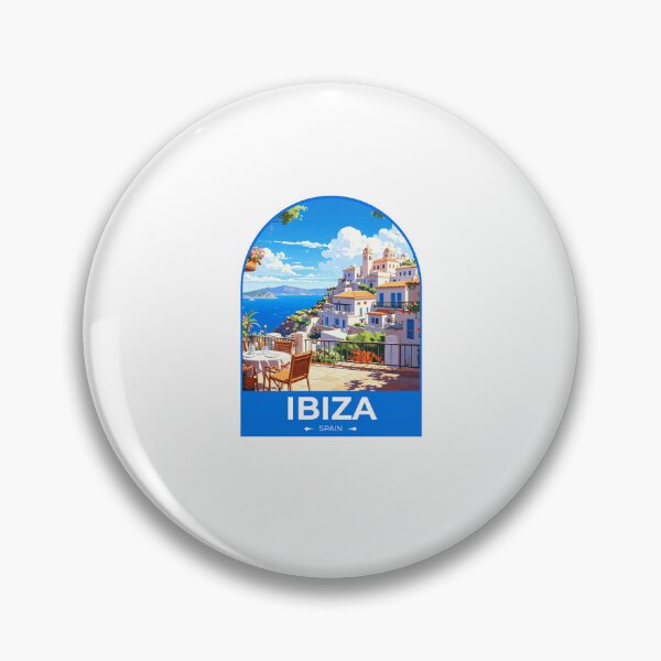 Item preview, Ibiza Spain Travel Sticker designed and sold by TulipaGraphics.