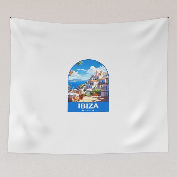 Item preview, Ibiza Spain Travel Sticker designed and sold by TulipaGraphics.