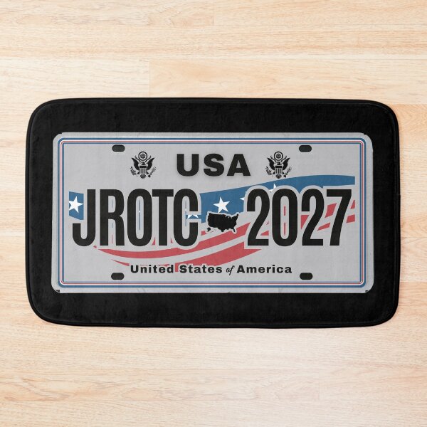 Item preview, JROTC 2027 USA License Plate‑Style Patriotic Military Cadet Design designed and sold by GFamilyC.