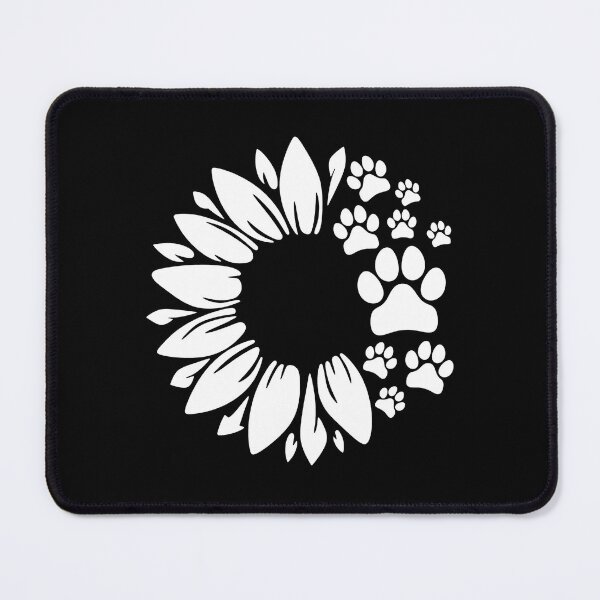 Item preview, Sunflower Paw Print Love Graphic Design designed and sold by OlyvieArt.