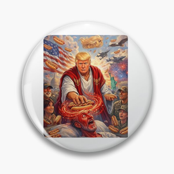Artikelvorschau, Trump als Jesus – Politische Satire entworfen und verkauft von sawczy-shop.