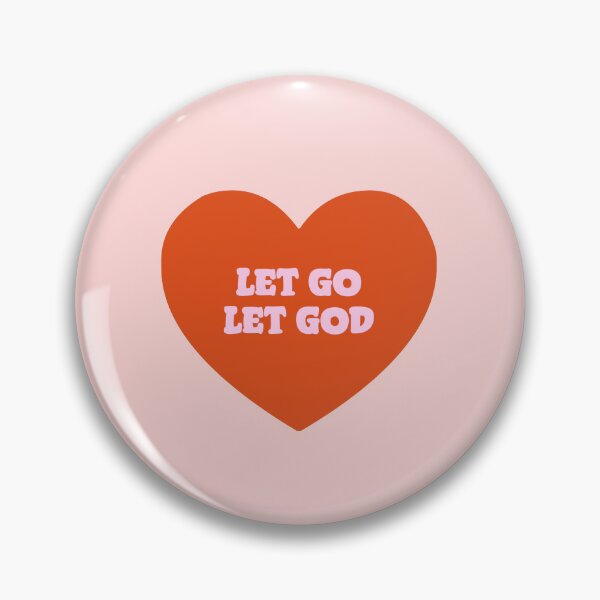 Item preview, LET GO LET GOD | RED AND PINK designed and sold by thehappyintrovert .