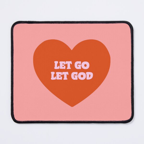 Item preview, LET GO LET GOD | RED AND PINK designed and sold by thehappyintrovert .