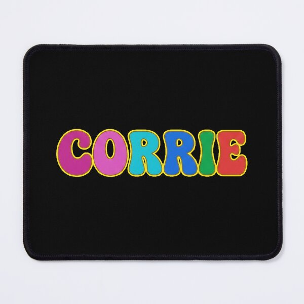 Item preview, ❤️ Corrie Personalized Name Wavy Retro Shirt, Coffee Mug, Sticker Gift designed and sold by HelixPedia.