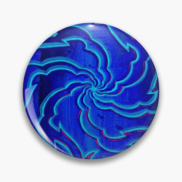 Item preview, Tamagikuya Swirl: WONDERFUL BLUE inspiring pattern, stunning blue energy, Ajna chakra power designed and sold by Dominika Brodowska.
