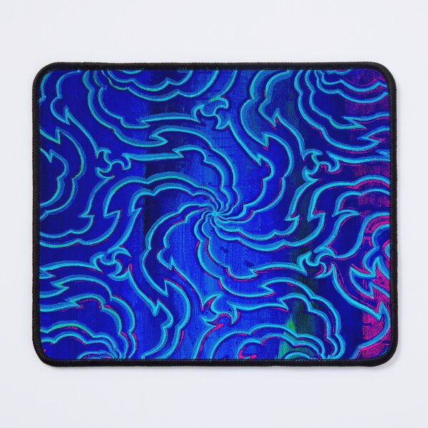 Item preview, Tamagikuya Swirl: WONDERFUL BLUE inspiring pattern, stunning blue energy, Ajna chakra power designed and sold by Dominika Brodowska.
