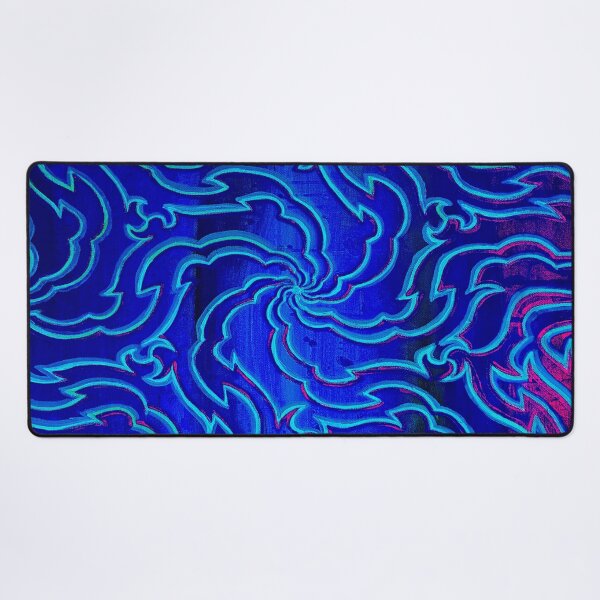 Item preview, Tamagikuya Swirl: WONDERFUL BLUE inspiring pattern, stunning blue energy, Ajna chakra power designed and sold by Dominika Brodowska.
