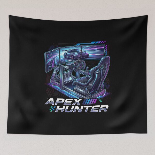 Item preview, Sim Racing Apex Hunter Graphic Tee Design designed and sold by enzoade.
