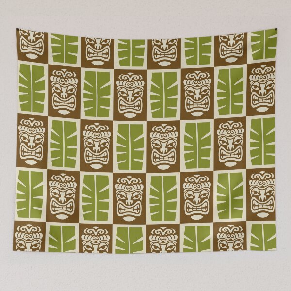 Item preview, Tiki Pattern designed and sold by tonymagnerart.