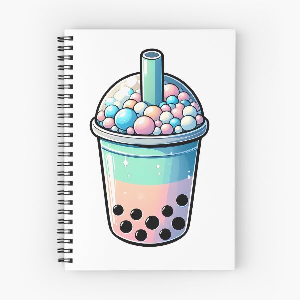 Item preview, Colorful Bubble Tea – Cute Boba Drink Illustration with Kawaii Aesthetic designed and sold by BobaBunny76.