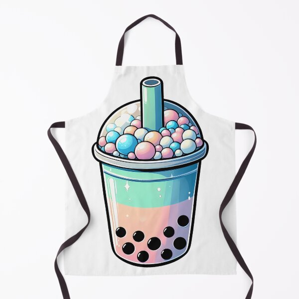 Item preview, Colorful Bubble Tea – Cute Boba Drink Illustration with Kawaii Aesthetic designed and sold by BobaBunny76.