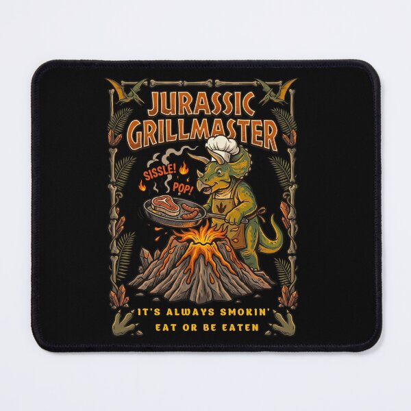 Item preview, Triceratops Grilling Steaks Jurassic Kitchen designed and sold by TeeARTHY.