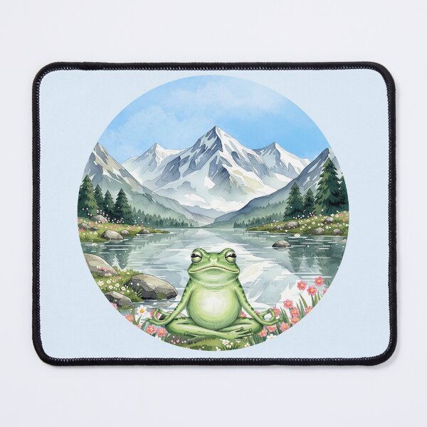 Item preview, The Ribbit Zen Master designed and sold by Nightshade Pixie Creations.