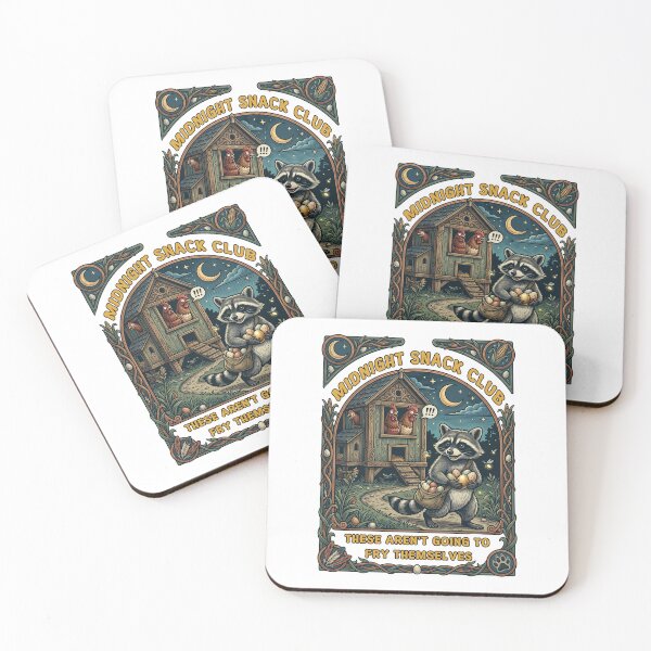 Item preview, Raccoon Stealing Eggs Midnight Snack Club designed and sold by TeeARTHY.