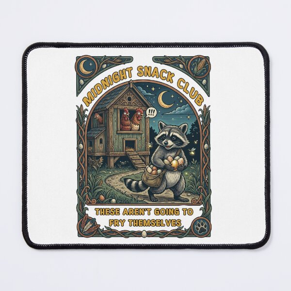 Item preview, Raccoon Stealing Eggs Midnight Snack Club designed and sold by TeeARTHY.