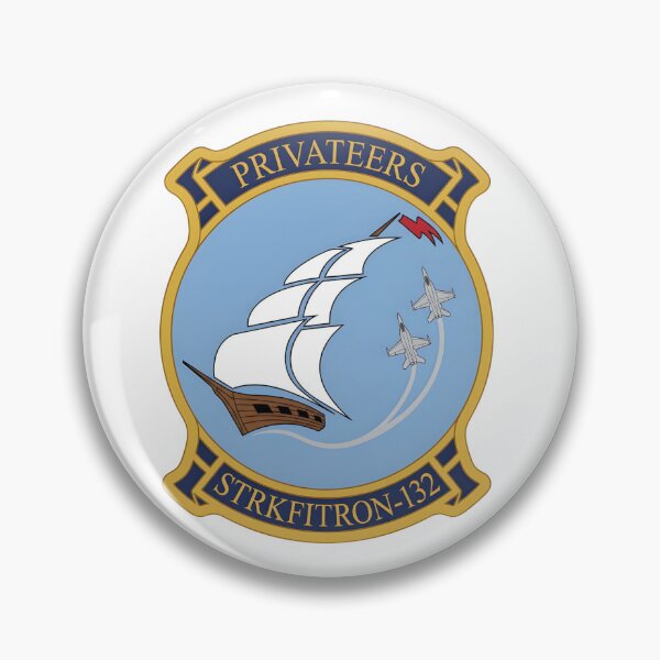 Item preview, VFA-132 Privateers Sailing Vessel Insignia designed and sold by CharlieDesings.