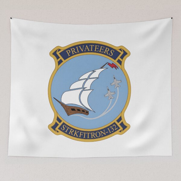 Item preview, VFA-132 Privateers Sailing Vessel Insignia designed and sold by CharlieDesings.