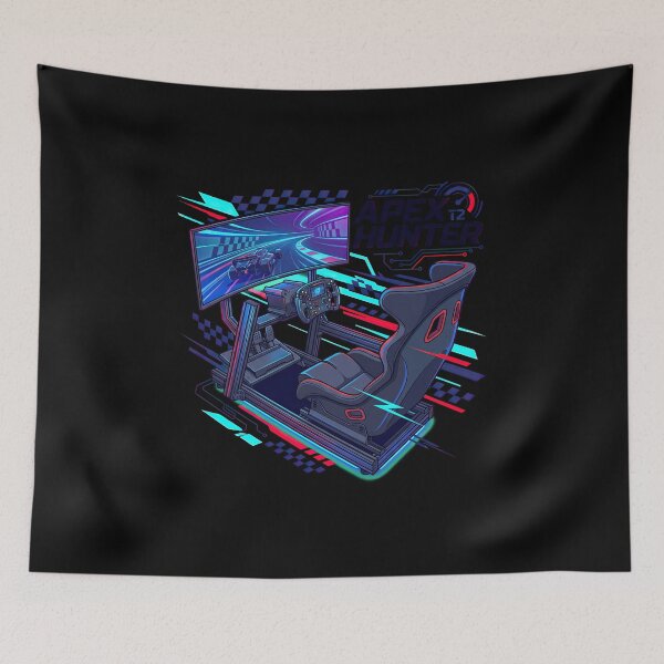 Item preview, Sim Racing Apex Hunter Graphic Design designed and sold by enzoade.