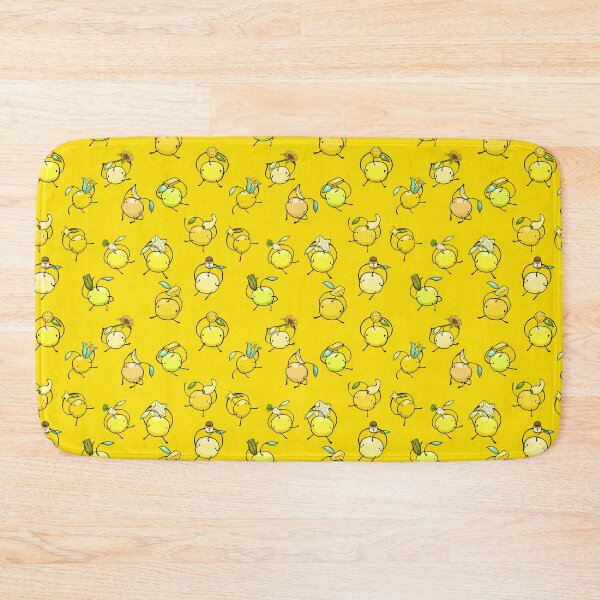 Item preview, Stardew Valley Yellow Orange Junimo Repeating Pattern Bright Background designed and sold by JurassicParkans.