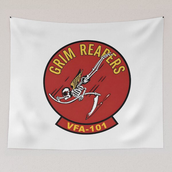 Item preview, VFA-101 Grim Reapers Squadron Insignia designed and sold by CharlieDesings.
