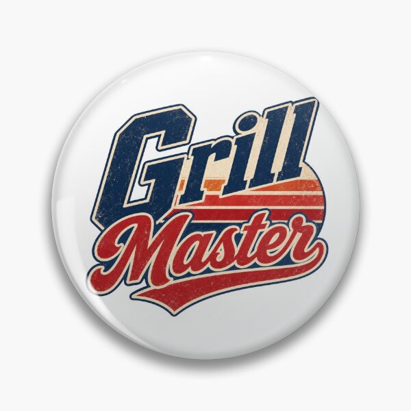 Item preview, Grill Master | Gift for Dad Who Loves BBQ | Retro BBQ Design designed and sold by Cute-and-Co.