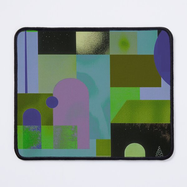 Item preview, Modern Geometric Cityscape Abstract Nature and Urban Fusion Series designed and sold by joycrysstudio.
