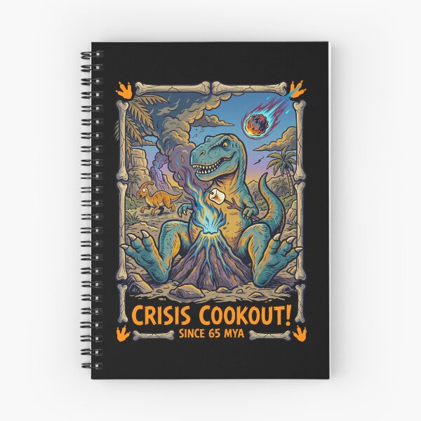 Item preview, Dinosaur Eating Taco During Crisis Cookout designed and sold by TeeARTHY.