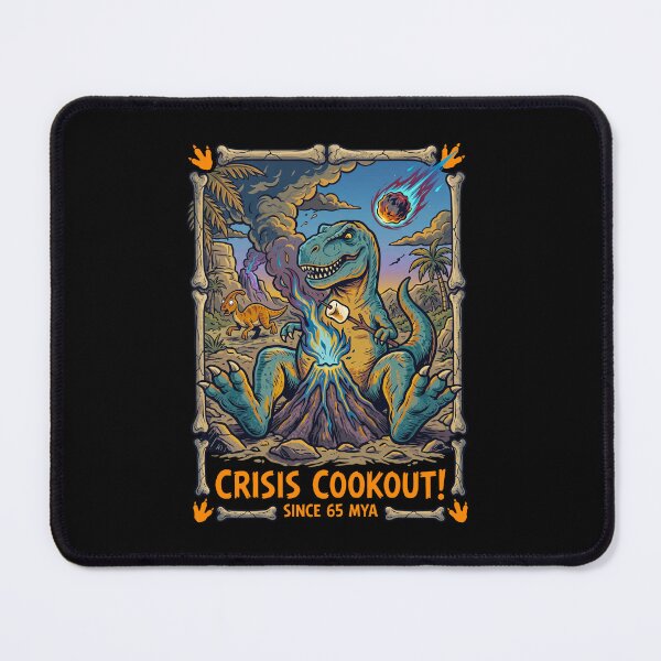 Item preview, Dinosaur Eating Taco During Crisis Cookout designed and sold by TeeARTHY.