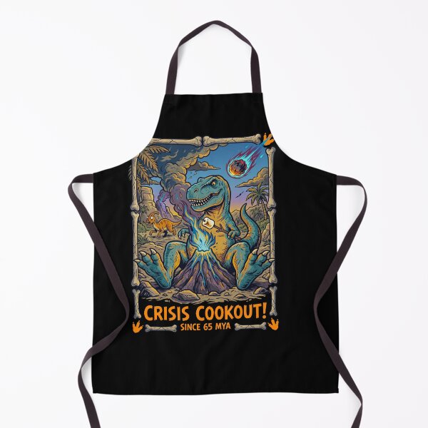Item preview, Dinosaur Eating Taco During Crisis Cookout designed and sold by TeeARTHY.