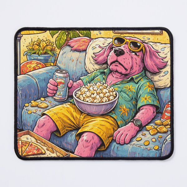 Item preview, Lazy Dog Snack Time Drawing designed and sold by yorvique.