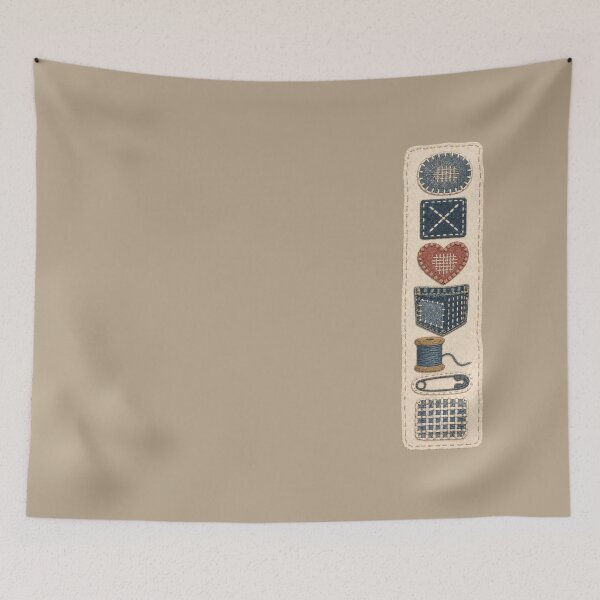 Item preview, Visible Mending Slow Fashion Badge Sampler designed and sold by Ombrya.