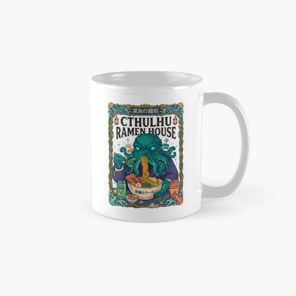 Item preview, Cthulhu Eating Noodles Ramen House  designed and sold by TeeARTHY.