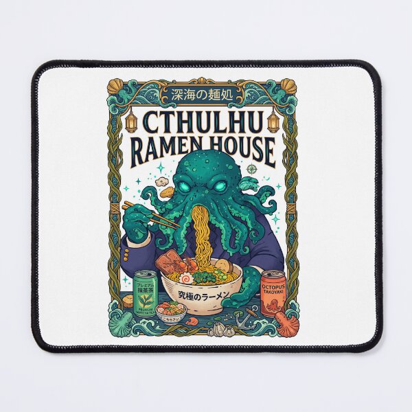 Item preview, Cthulhu Eating Noodles Ramen House designed and sold by TeeARTHY.