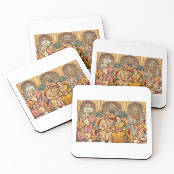Item preview, Vintage Indian Royal Painting designed and sold by Royal_Me.