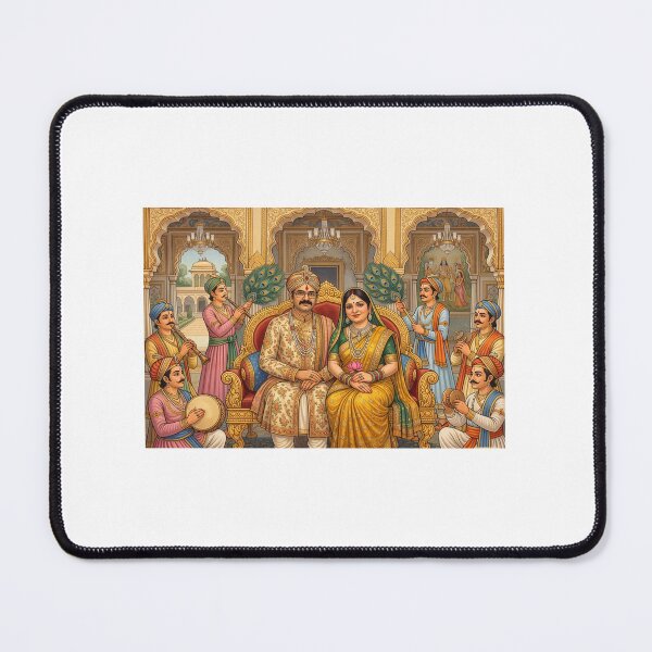 Item preview, Vintage Indian Royal Painting designed and sold by Royal_Me.