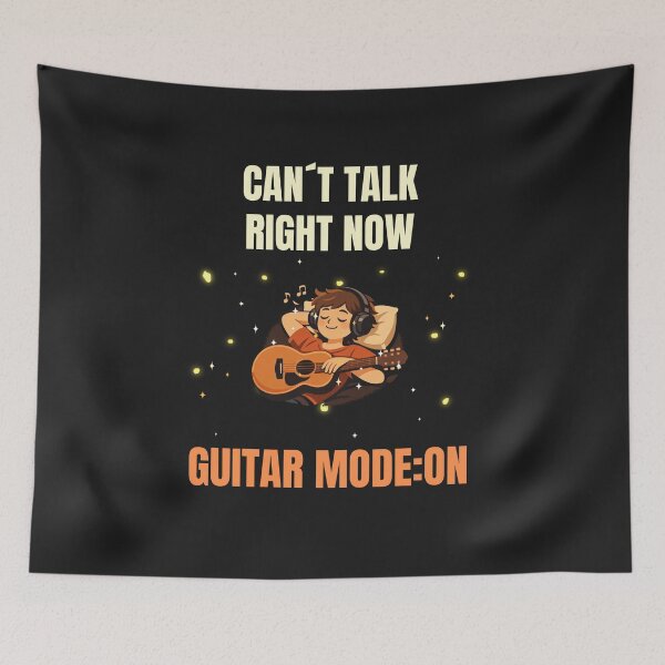 Item preview, Can’t Talk Right Now Guitar Mode On Funny Music Design designed and sold by Joyful-Pixel.
