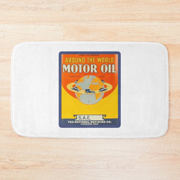 Item preview, Vintage Around The World Motor Oil designed and sold by QuayTradingCo.