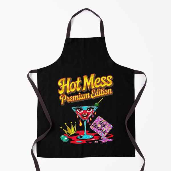 Item preview, Hot Mess Premium Edition Glam Chaos Cocktail Quote designed and sold by Amanda's Factory.