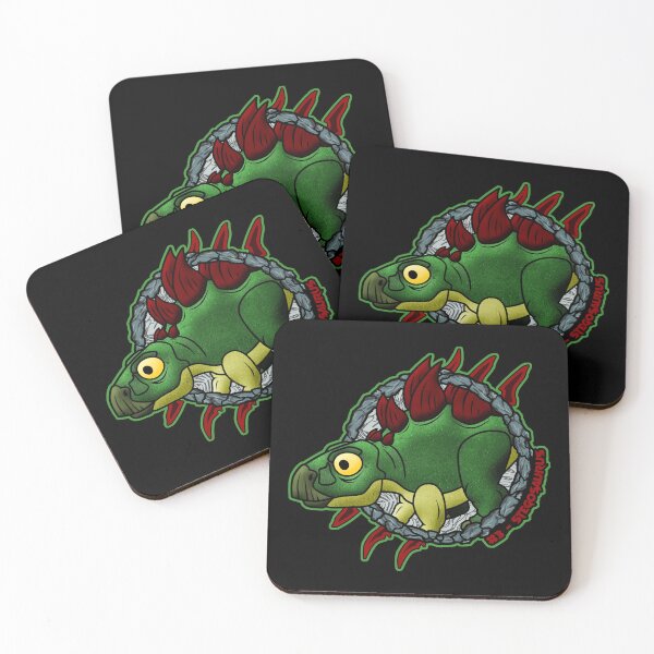 Item preview, Chibi Stegosaurus #3 – Cute Pocket Dinosaur | Cartoon Prehistoric Creature Design designed and sold by Grimtech Workshop.
