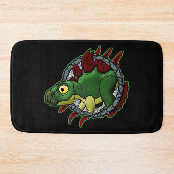 Item preview, Chibi Stegosaurus #3 – Cute Pocket Dinosaur | Cartoon Prehistoric Creature Design designed and sold by Grimtech Workshop.