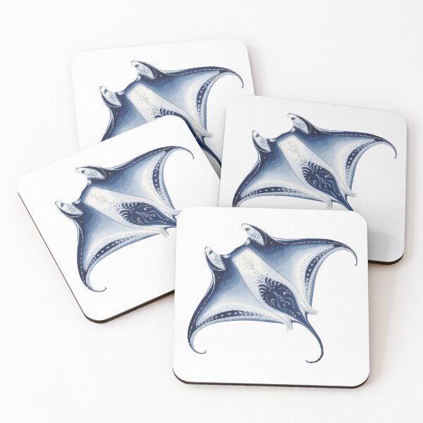 Item preview, Ocean sea floral manta designed and sold by uunaa.