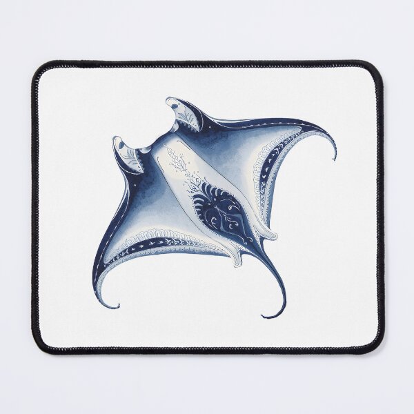 Item preview, Ocean sea floral manta designed and sold by uunaa.