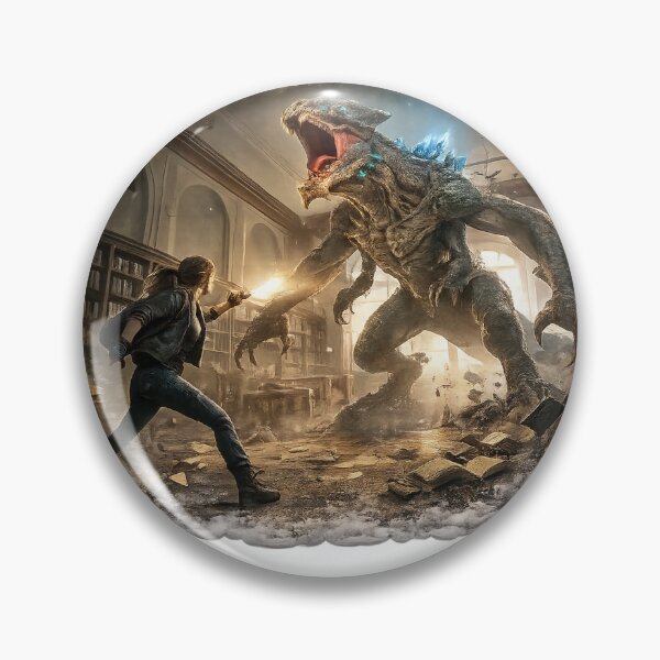 Item preview, Epic Hero Fighting Massive Monster Battle designed and sold by Farheen786.