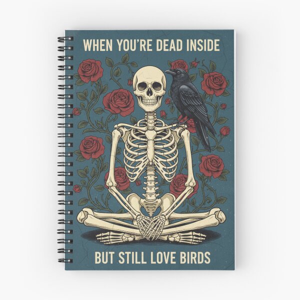 Item preview, Dead Inside, Crow Lover designed and sold by HeyHas.