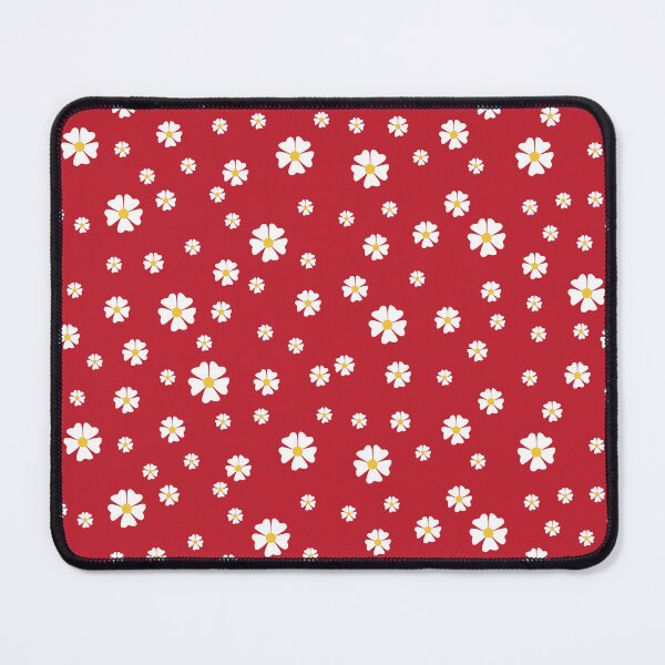 Item preview, Red Floral Pattern White Daisy designed and sold by Zerhof.