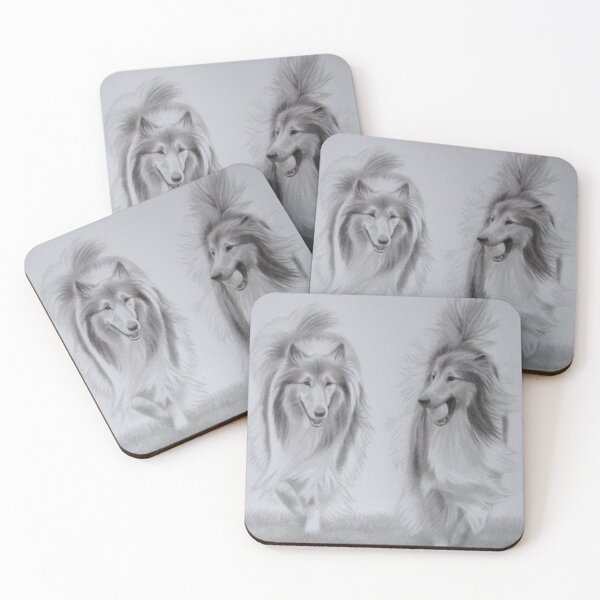 Item preview, Rough Collie Retrievers designed and sold by KarenWoodArt.