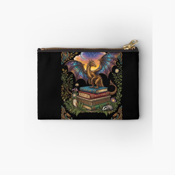 Item preview, Dragon Guarding Books Night Sky Constellation designed and sold by TeeARTHY.