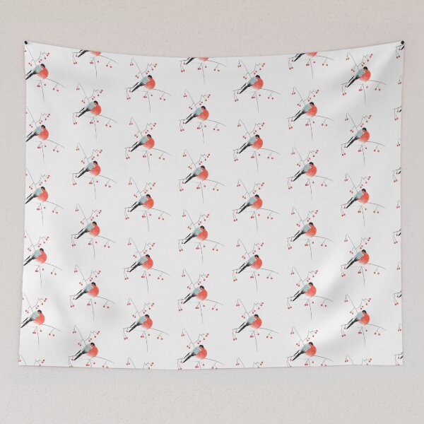 Item preview,  bird on red fruit tree designed and sold by minigold.