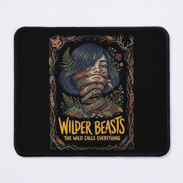Item preview, Woman Portrait Wilder Beasts Nature Aesthetic designed and sold by TeeARTHY.