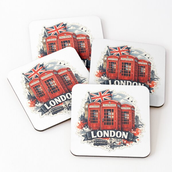 Item preview, London Red Telephone Box UK British Icon Design designed and sold by GarnerSupplyCo.